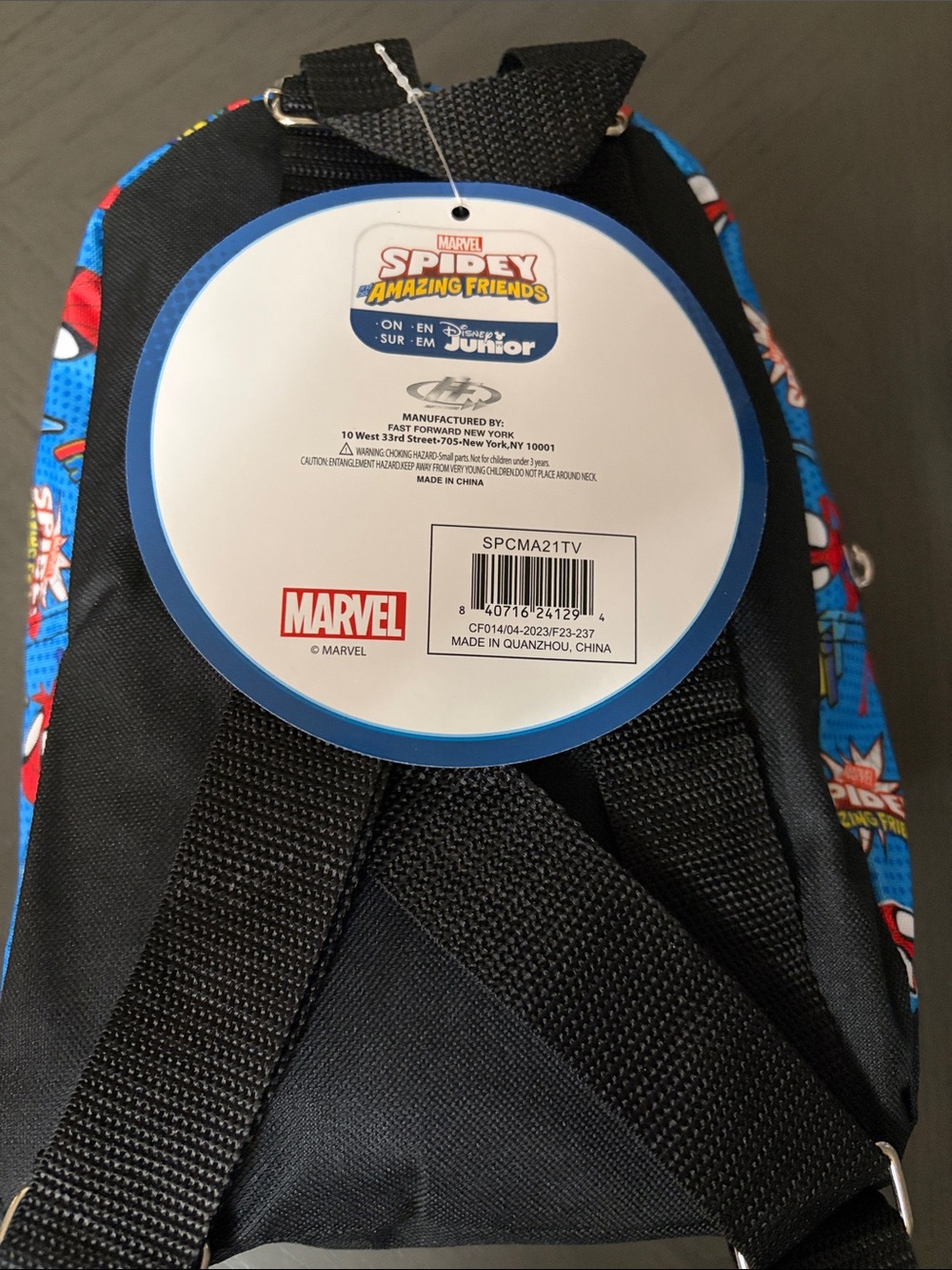 Marvel Kids Backpack - Blue & Red Spidey Pattern - Picture 10 of 14